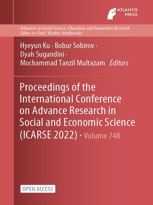 cover image of Proceedings of the International Conference on Advance Research in Social and Economic Science (ICARSE 2022)